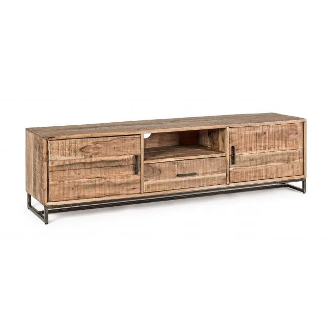 Φωτογραφία προϊόντος: Bizzotto Έπιπλο Tv Elmer Καφέ (175x40x50 εκ.) - Ξύλο / μέταλλο - 175Μx40Πx50Υ