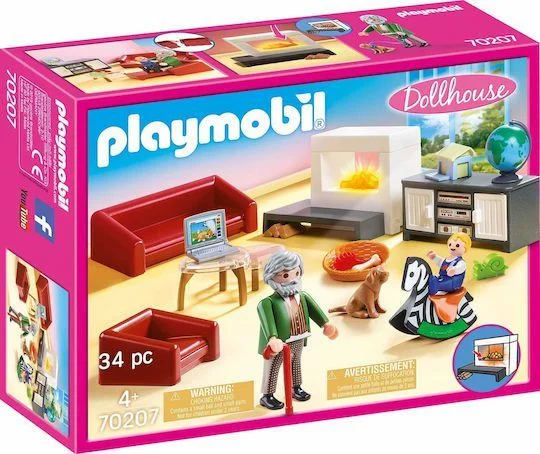Φωτογραφία προϊόντος: Playmobil Dollhouse Σαλόνι Κουκλόσπιτου για 4 ετών