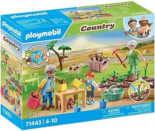 Φωτογραφία προϊόντος: Playmobil Country Ο Λαχανόκηπος Του Παππού Και Της Γιαγιάς για 4-10 ετών
