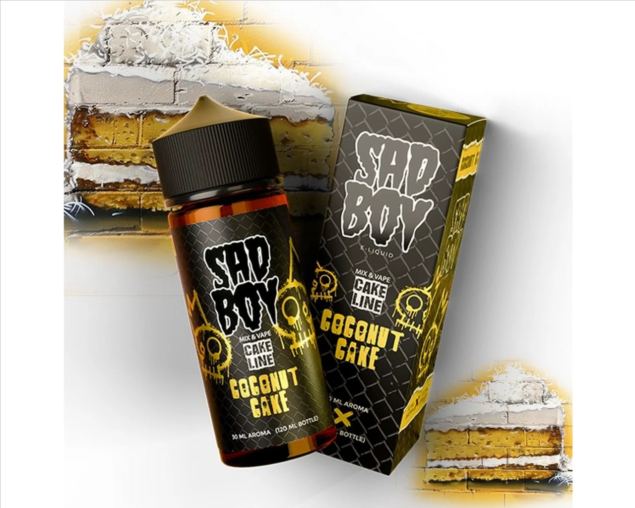 Φωτογραφία προϊόντος: Sadboy Coconut Cake Flavor Shot 10ml/30ml