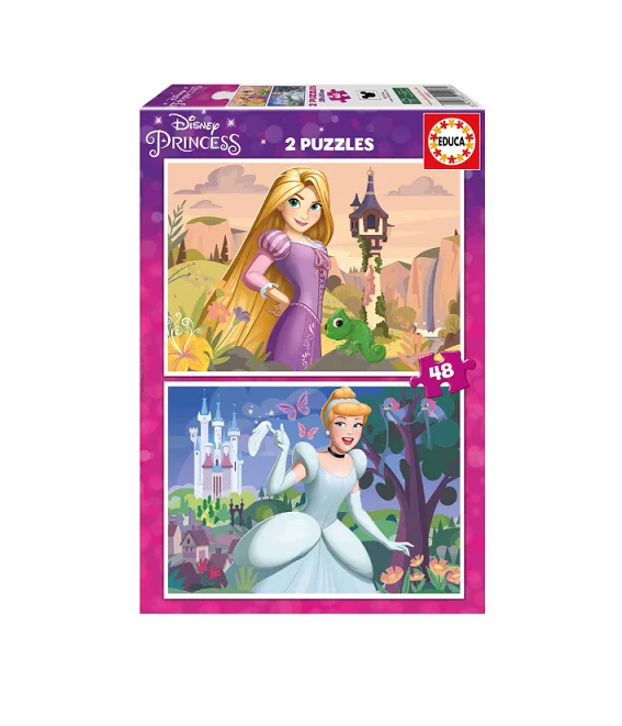 Φωτογραφία προϊόντος: Educa Παιδικό Παζλ 2x48pcs Disney Princess - 19997
