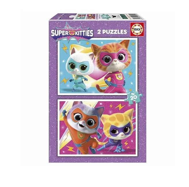 Φωτογραφία προϊόντος: Educa Παιδικό Puzzle 20pcs Super Kitties 20340