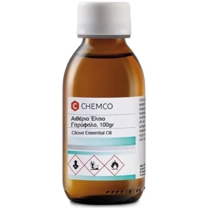 Φωτογραφία προϊόντος: Chemco Clove Essential Oil Αιθέριο Έλαιο Γαρύφαλλο 100gr