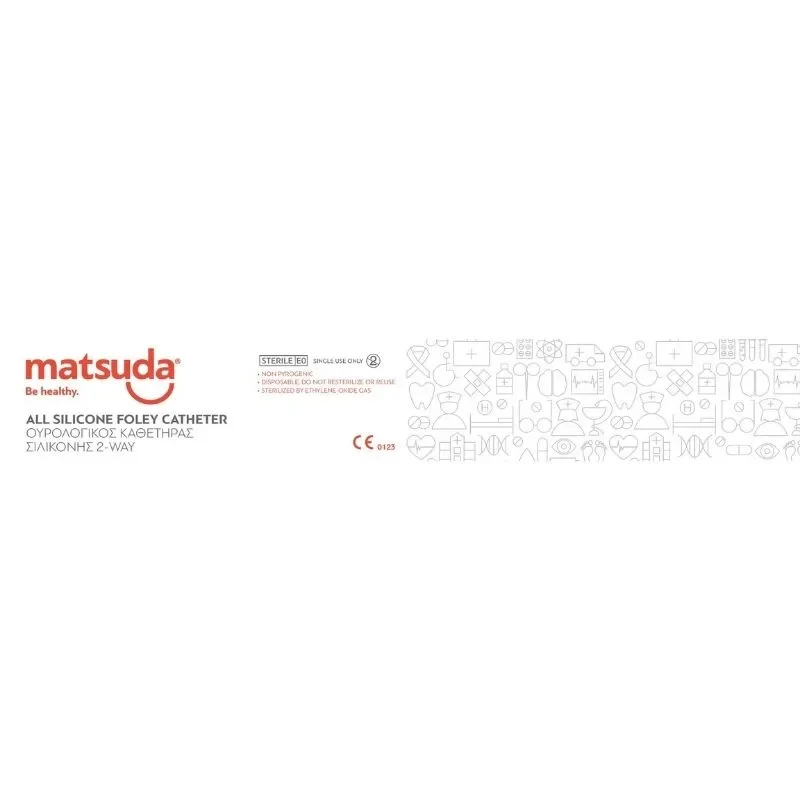 Φωτογραφία προϊόντος: Matsuda Ουρολογικός Καθετήρας Latex 2-way No18 30ml