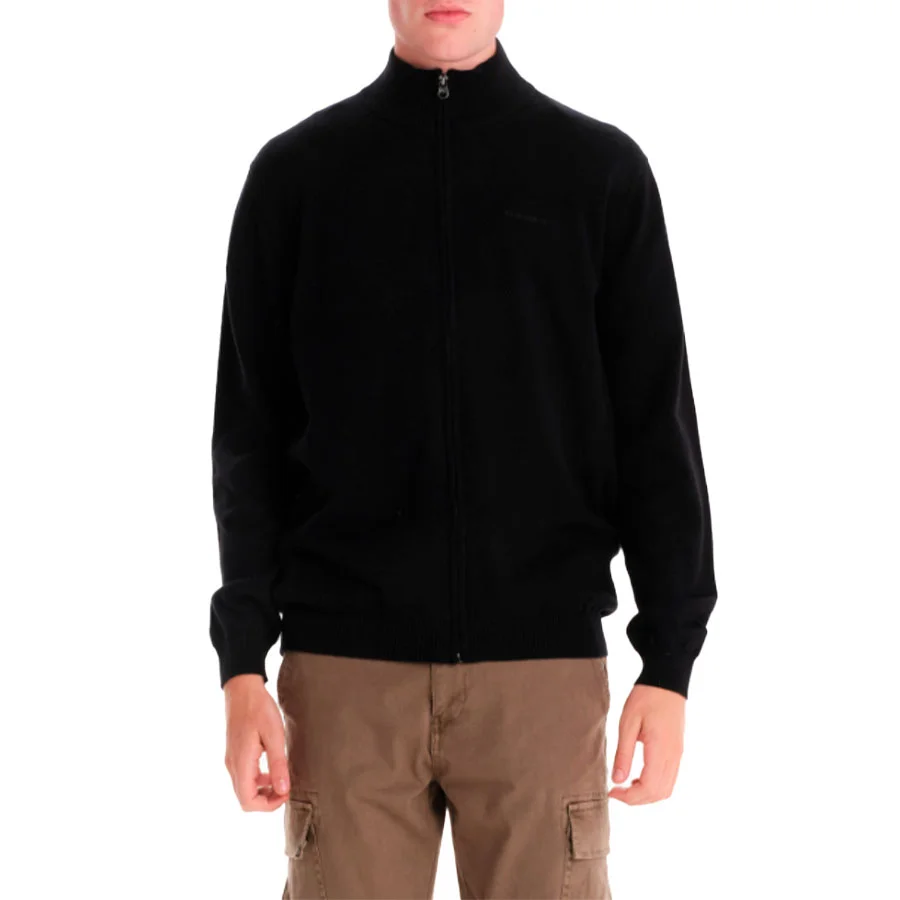 Φωτογραφία προϊόντος: EMERSON Men's Knit Full Zip Sweater Ανδρική Ζακέτα - BLACK