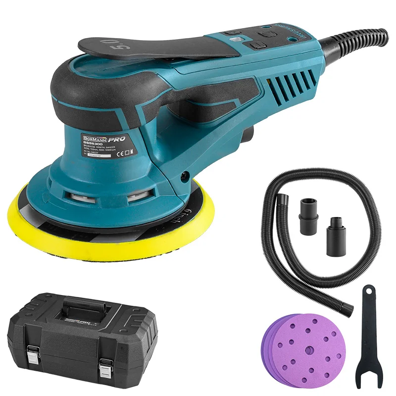 Φωτογραφία προϊόντος: Τριβείο Έκκεντρο Brushless Με Σύστημα Αναρρόφησης 350W BORMANN Pro BSS5300 048220