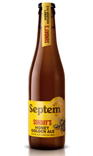 Φωτογραφία προϊόντος: Septem Microbrewery Sundays Honey Golden Ale 0.33l