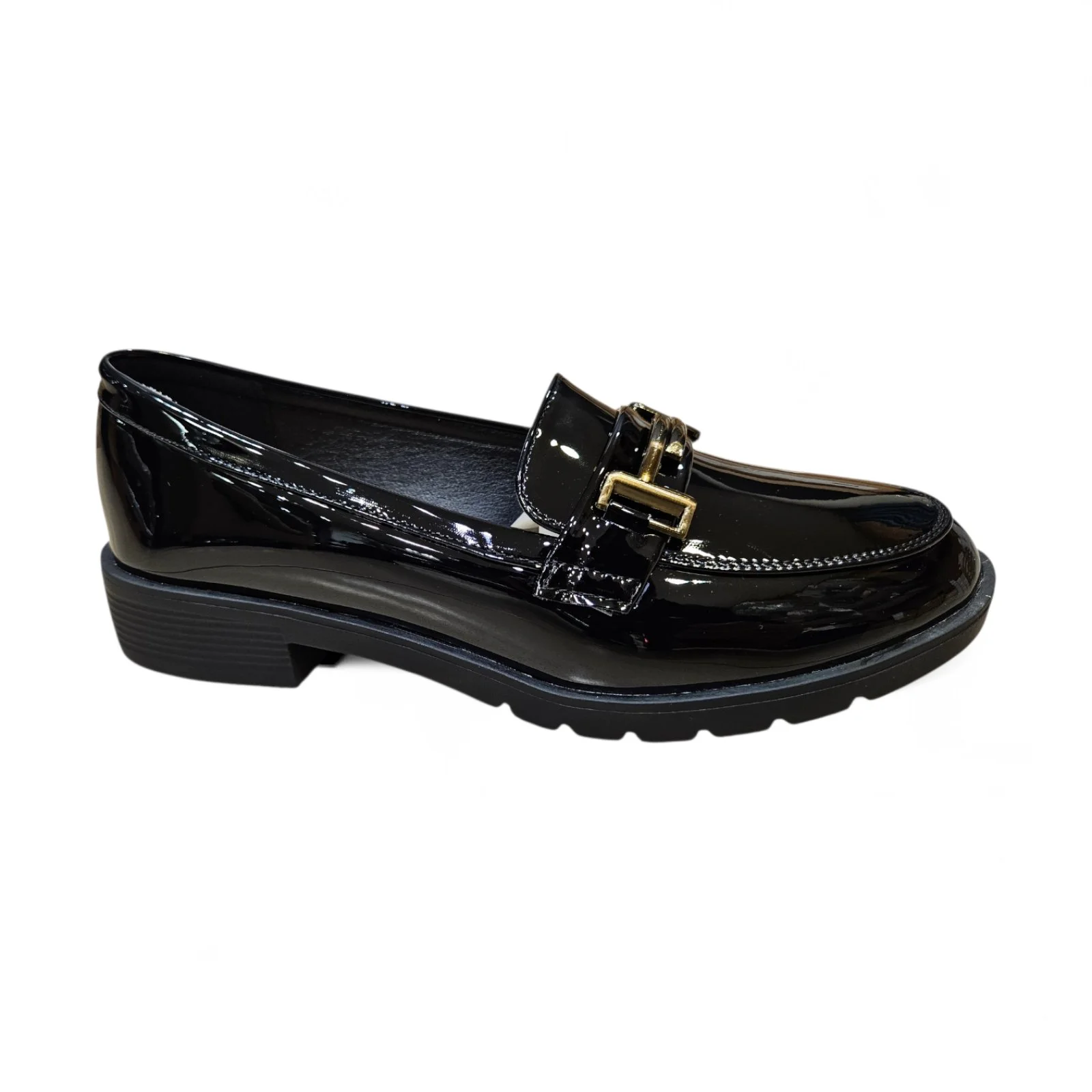 Φωτογραφία προϊόντος: Λουστρίνι Loafers με αγκράφα 5330 Μαύρο