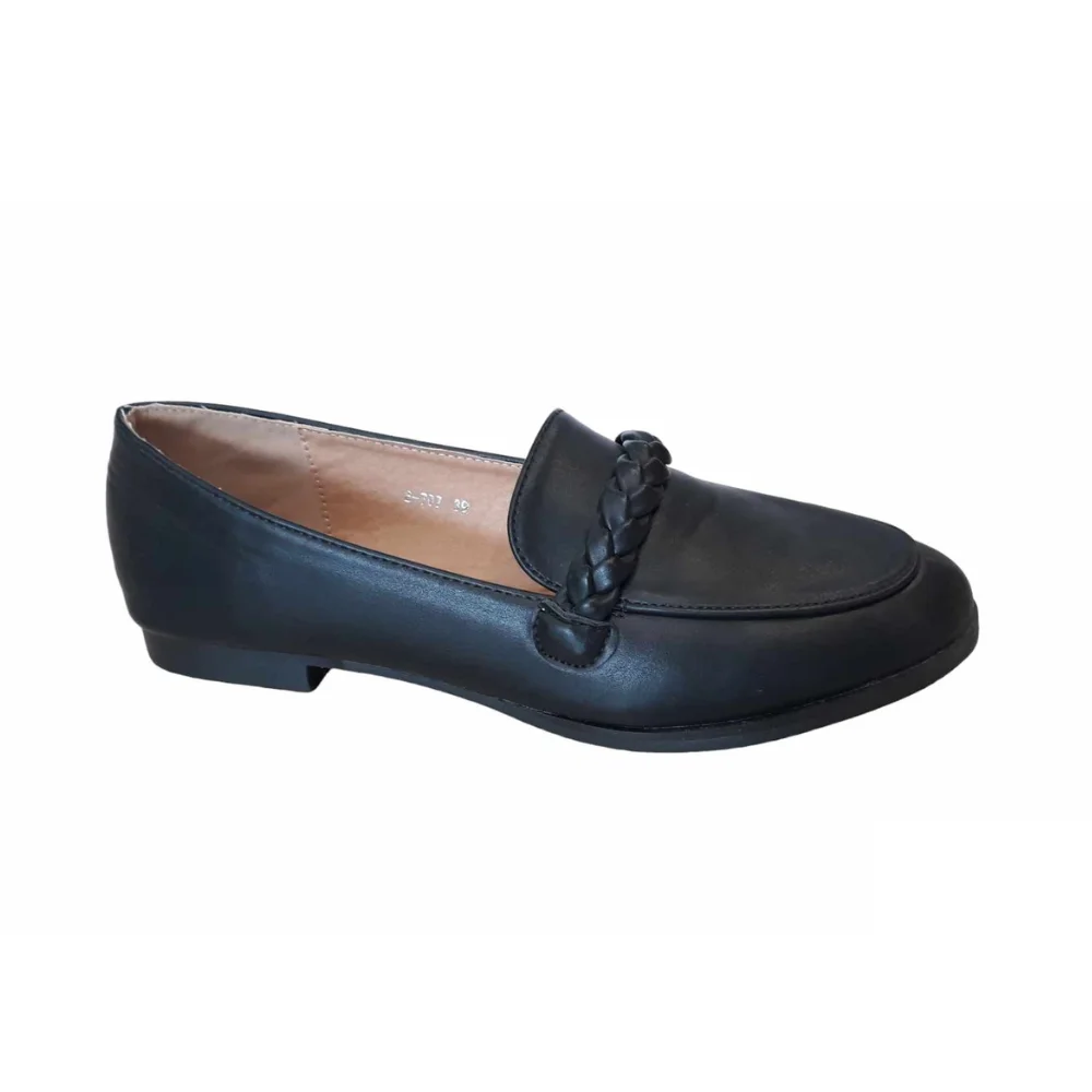 Φωτογραφία προϊόντος: Loafers με πλεξούδα Β707 Μαύρο