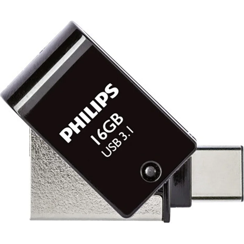 Φωτογραφία προϊόντος: Philips 2 in 1 USB 3.1 -USB C 16GB Black FM16DC152B/00
