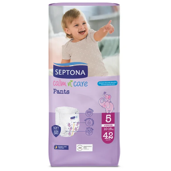 Φωτογραφία προϊόντος: Septona Calm n' Care Πάνες Βρακάκι No. 5 για 10-16kg 42τμχ