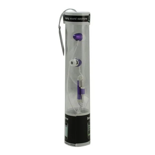 Φωτογραφία προϊόντος: Ακουστικά (Earphone) για iPhone, iPod μωβ, 3,5 mm