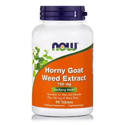 Φωτογραφία προϊόντος: Now HORNY GOAT WEED 750 MG + MACA 150 MG - 90 TABS