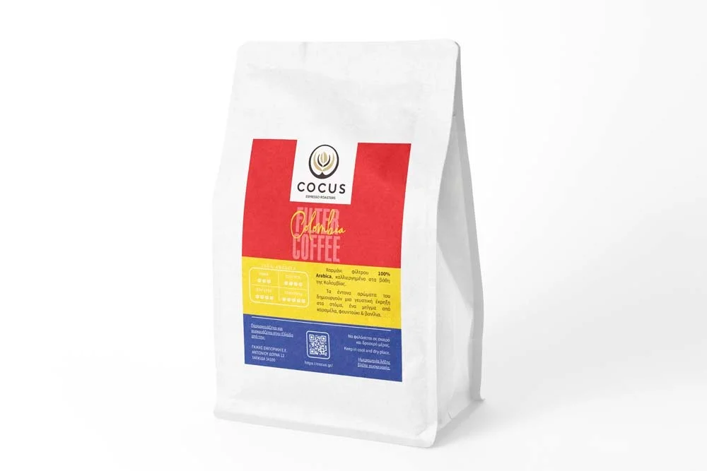 Φωτογραφία προϊόντος: Καφές Φίλτρου COCUS Single Origin COLOMBIA 0.25 kg Αλεσμένος