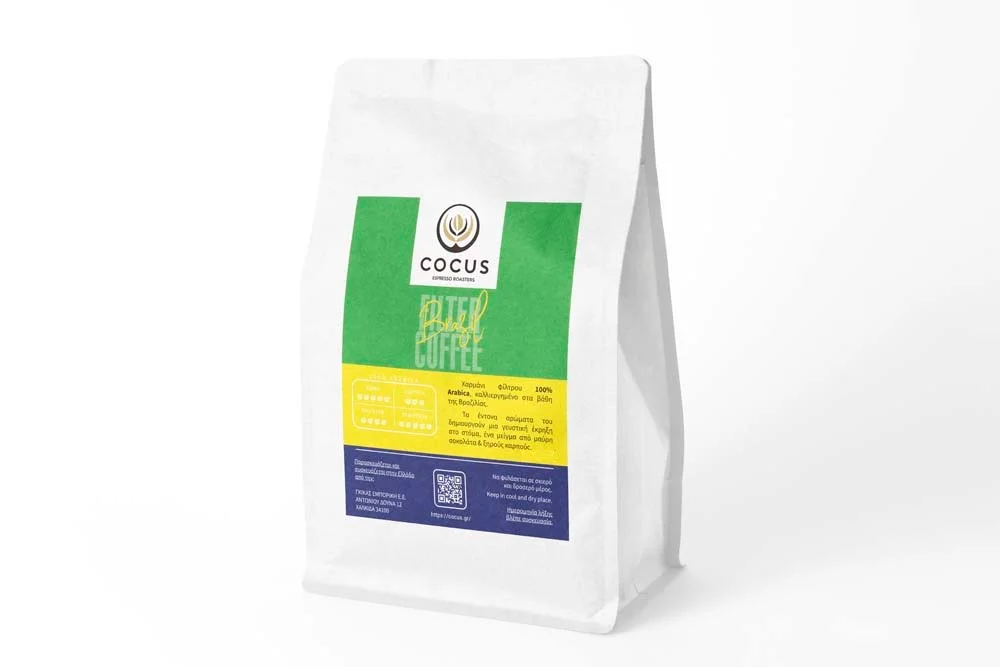 Φωτογραφία προϊόντος: Καφές Φίλτρου COCUS Single Origin BRAZIL 0.25 kg Αλεσμένος
