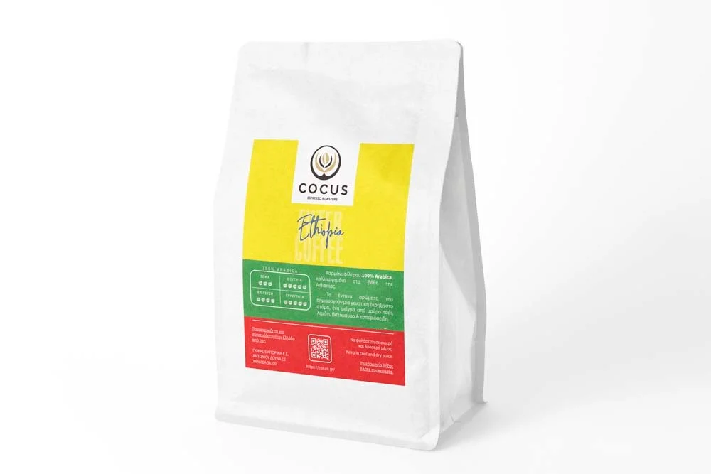 Φωτογραφία προϊόντος: Καφές Φίλτρου COCUS Single Origin ETHIOPIA 0.25 kg Αλεσμένος