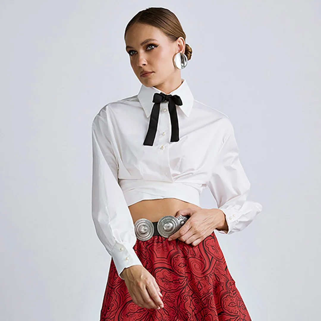 Φωτογραφία προϊόντος: Anna Samouka Clarice Short Shirt 17015A White