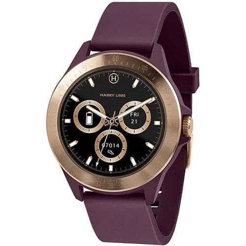 Φωτογραφία προϊόντος: HARRY LIME Digital Smartwatch Purple Rubber Strap HA07-2016