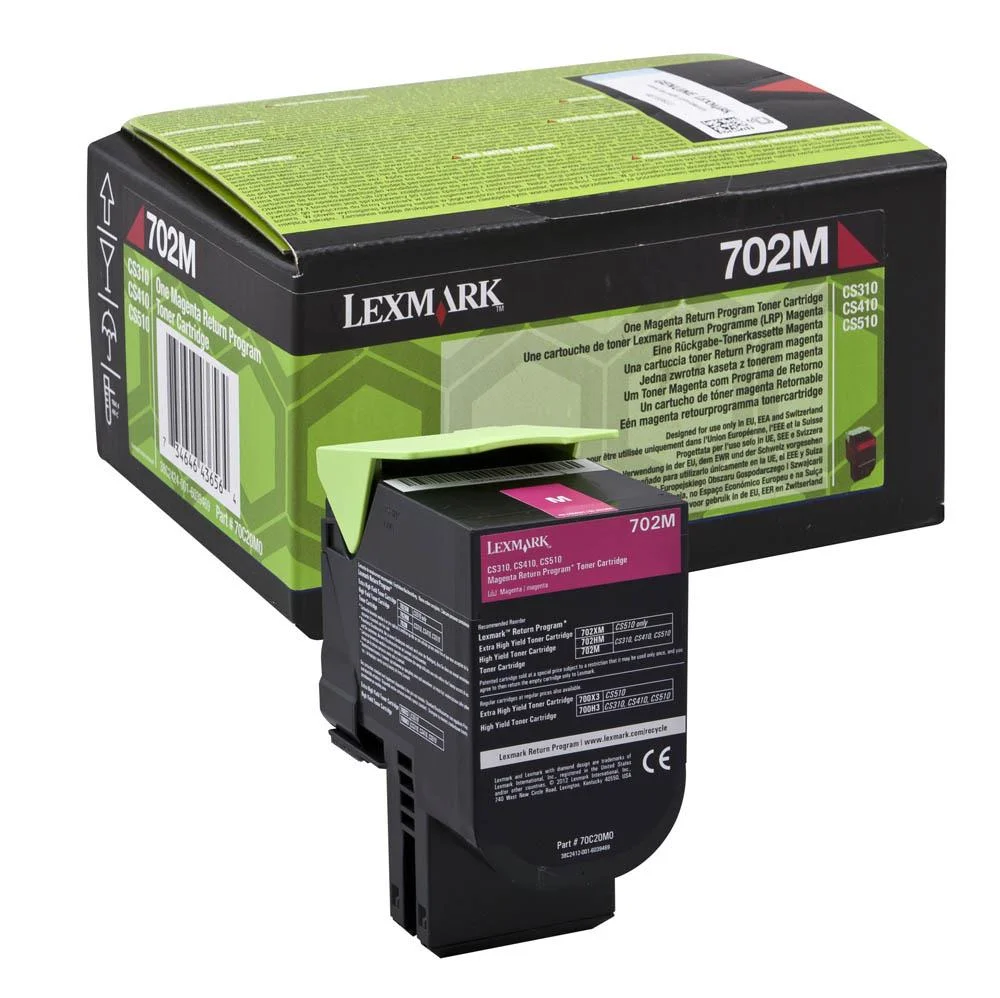 Φωτογραφία προϊόντος: TONER LEXMARK 70C20M0 MAGENTA - 1kpgs