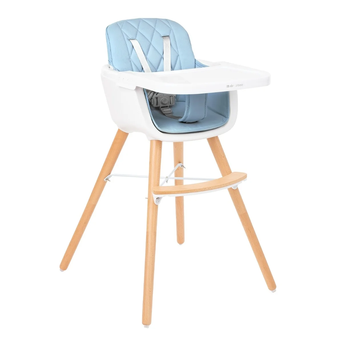 Φωτογραφία προϊόντος: Κάθισμα φαγητού Kikka Boo Highchair Woody 2in1 Μπλε