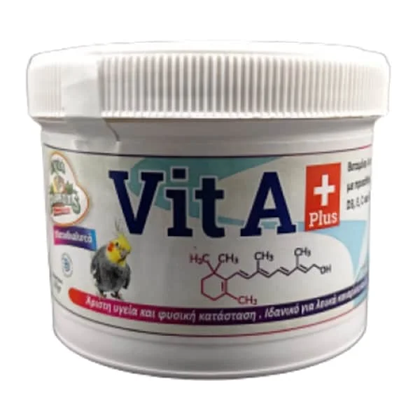Φωτογραφία προϊόντος: Evia Parrots Vit-A Plus Powder (υδατοδιαλυτή)