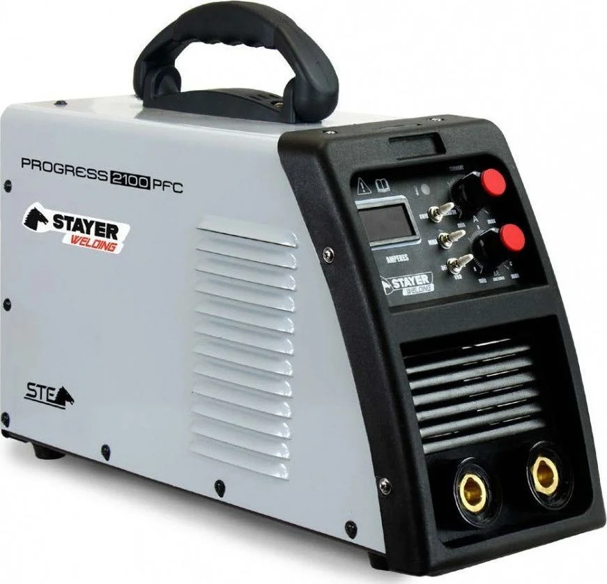 Φωτογραφία προϊόντος: Ηλεκτροσυγκόλληση Inverter ηλεκτροδίου 210Α – STAYER PROGRESS 2100 PFC