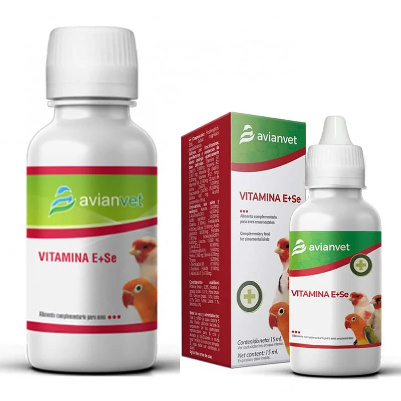 Φωτογραφία προϊόντος: Avianvet Vitamina E+SE - Βιταμίνη Ε και Σελήνιο για πτηνά