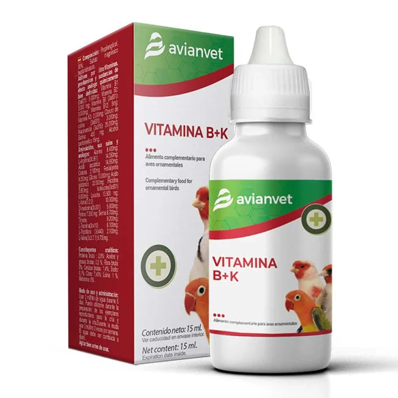 Φωτογραφία προϊόντος: Avianvet Vitamina B+K - Βιταμίνη Β για πτηνά