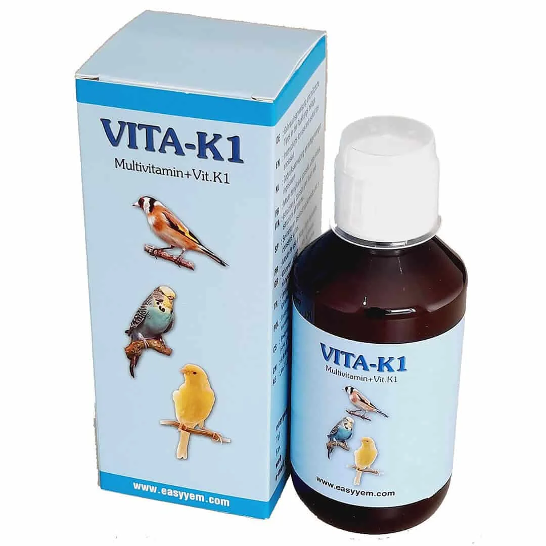 Φωτογραφία προϊόντος: Easyyem Vita-K1 - Πολυβιταμινούχο Συμπλήρωμα για Πτηνά - 50ml