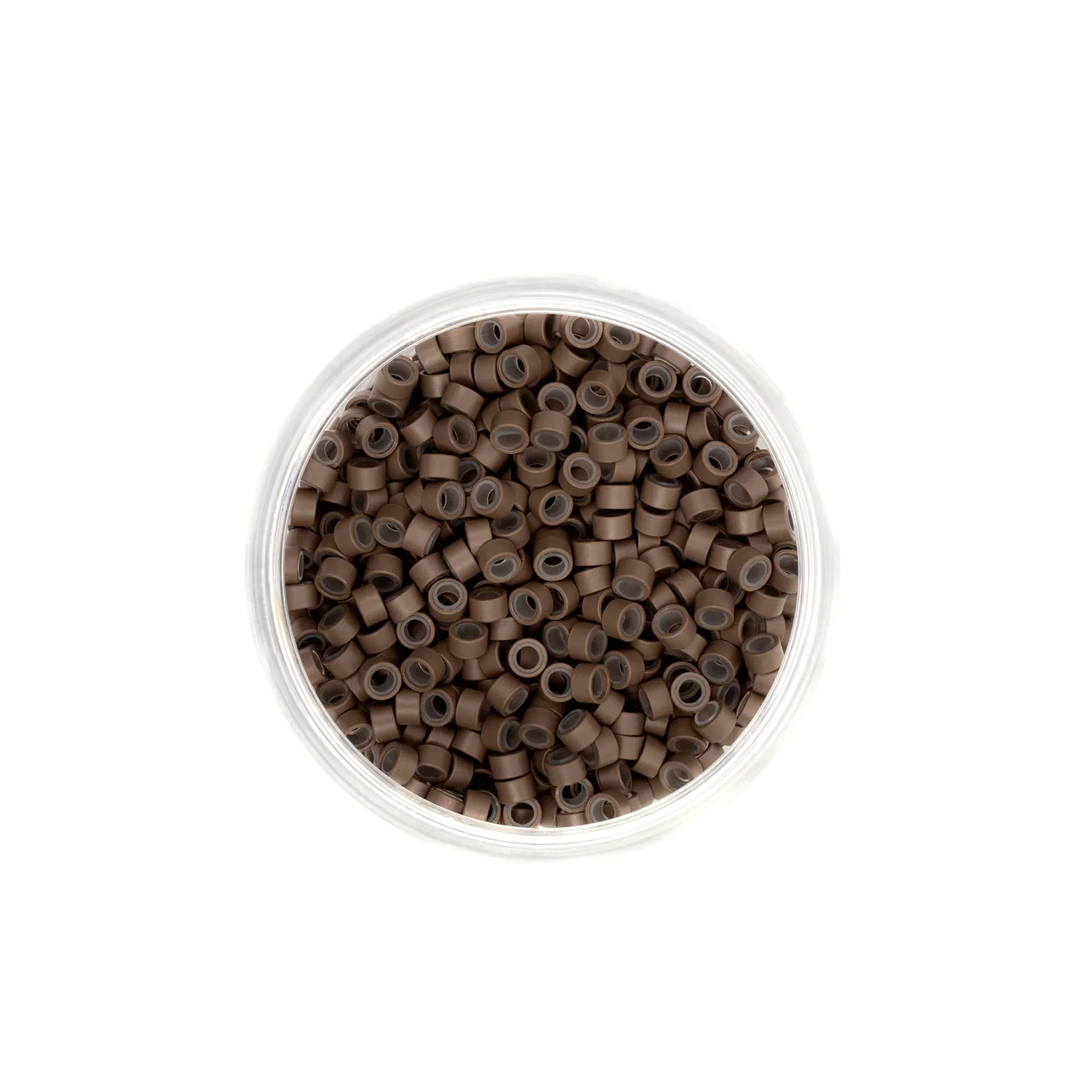 Φωτογραφία προϊόντος: Micro Rings με σιλικόνη 500τμχ | Καστανό