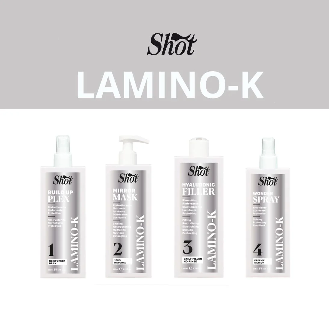Φωτογραφία προϊόντος: SHOT | Laminate-K Therapy - (4x200ml)