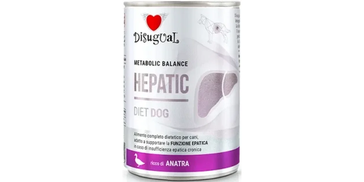 Φωτογραφία προϊόντος: Disugual Diet Dog Hepatic με Πάπια 400g – Κλινική Δίαιτα Υποστήριξης Ήπατος