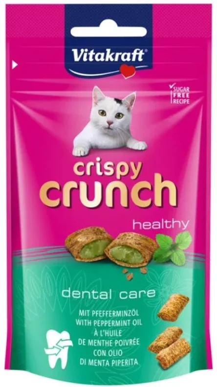 Φωτογραφία προϊόντος: Vitakraft Crispy Crunch τραγανή λιχουδιά δυόσμο 60gr Vitakraft (1021977)