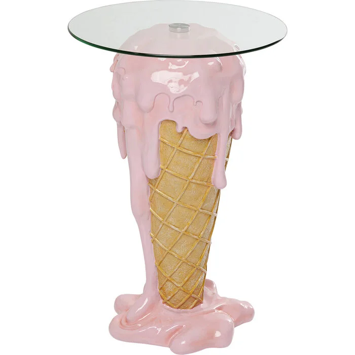 Φωτογραφία προϊόντος: KARE Τραπέζι Μπαρ Gelato Ροζ 48x48x72 εκ. - Ροζ - 48Μx48Πx72Υ