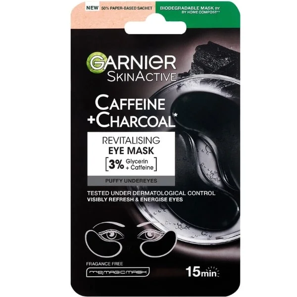 Φωτογραφία προϊόντος: Garnier Skinactive Caffeine & Charcoal Revitalising Eye Mask