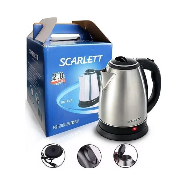 Φωτογραφία προϊόντος: OEM Scarlett SC-20A Βραστήρας 2lt 1500W Inox