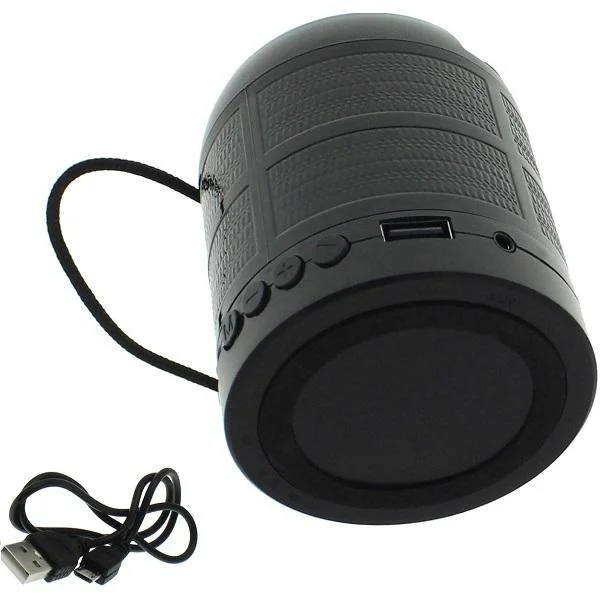 Φωτογραφία προϊόντος: OEM WJ-187BT Ηχείο Bluetooth με Ραδιόφωνο και Διάρκεια Μπαταρίας έως 1.5 ώρες Μαύρο
