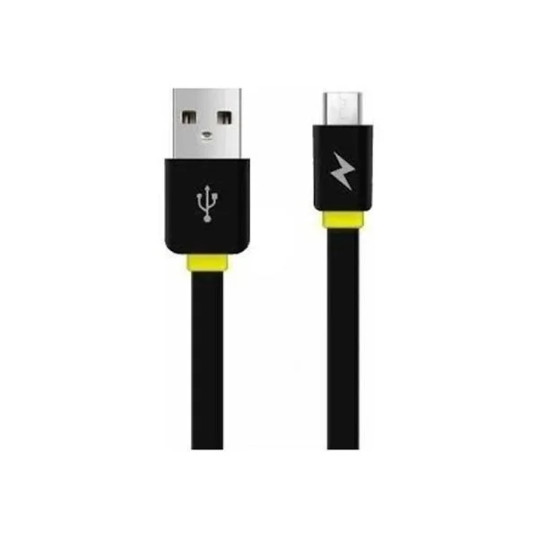 Φωτογραφία προϊόντος: OEM Awei Flat USB 2.0 to micro USB Cable Μαύρο 1m (CL-950)