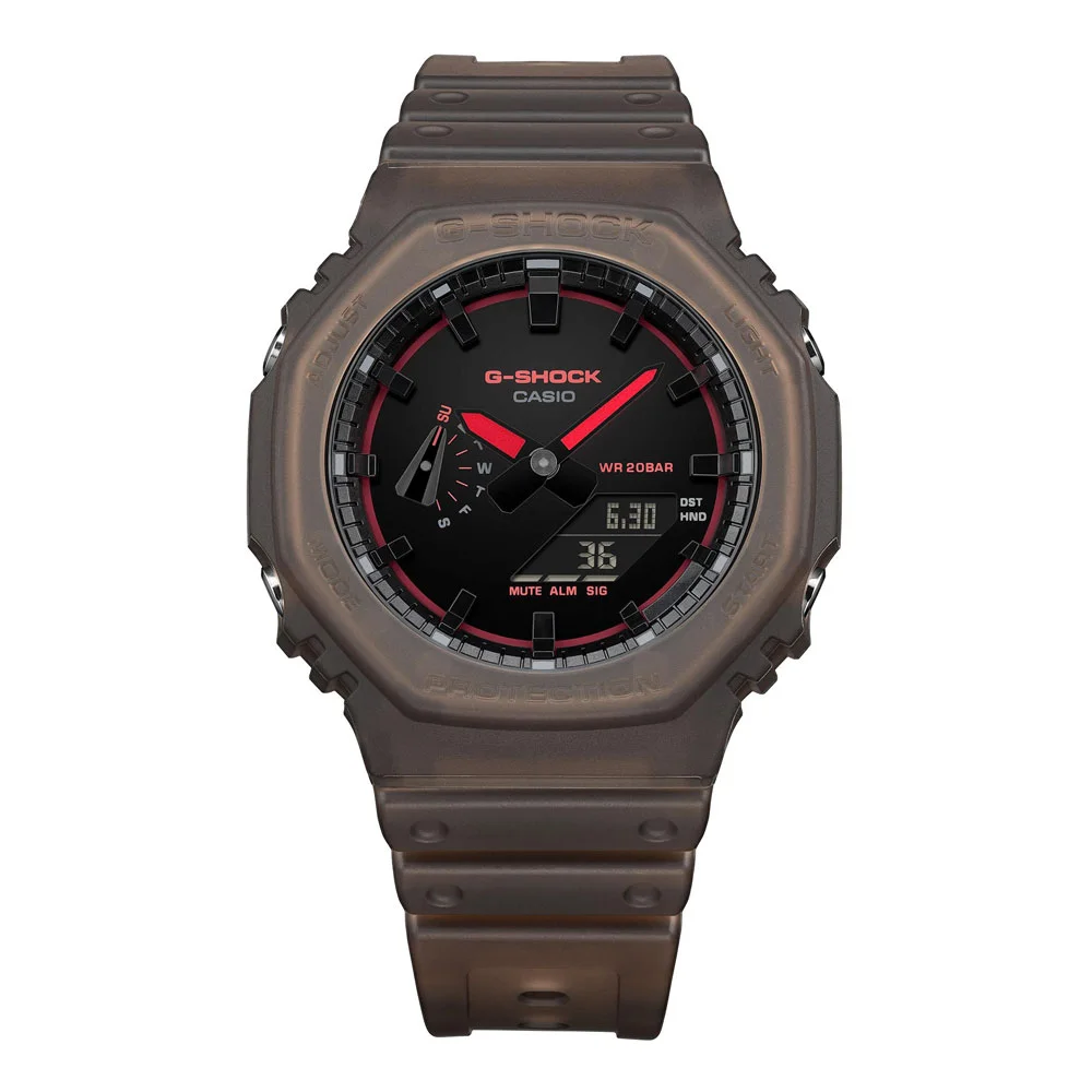 Φωτογραφία προϊόντος: CASIO G-Shock Carbon Core Black Transparent Rubber GA-2100K-5A