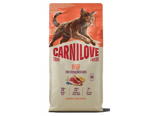 Φωτογραφία προϊόντος: Brit Carnilove True Fresh Beef for Sterilised Cats 400gr
