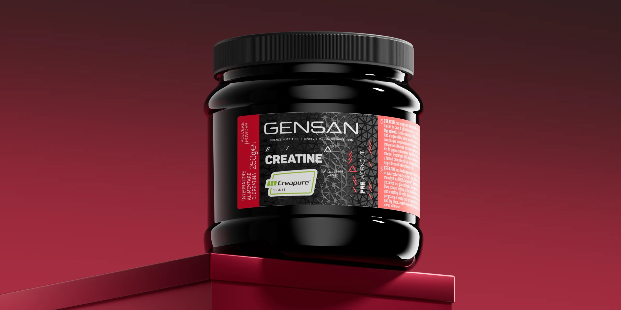 Φωτογραφία προϊόντος: GENSAN CREATINE 250G CREAPURE MONOHYDRATE 100%