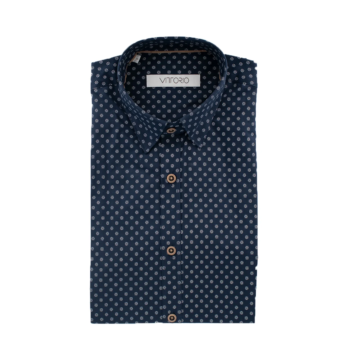 Φωτογραφία προϊόντος: ARTISTI ITALIANI VITTORIO - L/S SHIRT - 202-176 BLUE Μπλέ σκούρο