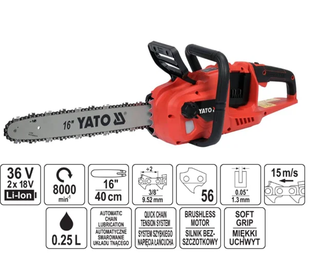 Φωτογραφία προϊόντος: ΑΛΥΣΟΠΡΙΟΝΟ SOLO 36V 2X18V 40CM YT-828132