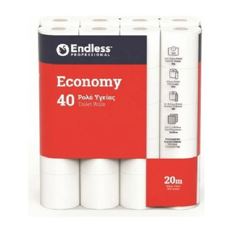 Φωτογραφία προϊόντος: Endless Χαρτί Υγείας Economy 40 Ρολά
