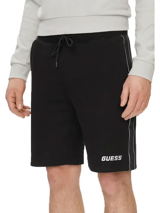 Φωτογραφία προϊόντος: Guess Ανδρική Βερμούδα Mαύρη Μαύρο