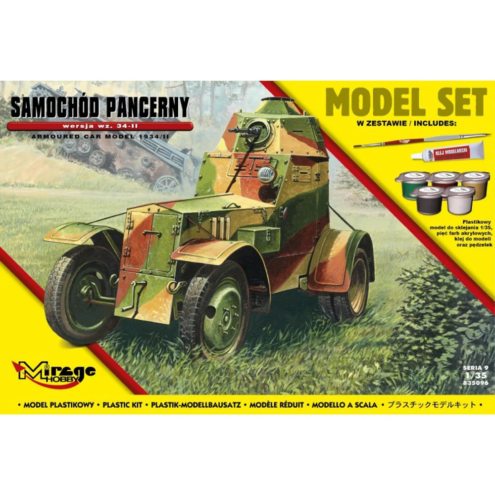 Φωτογραφία προϊόντος: Mirage 1/35 Armoured car Wz. 34-II (835096) 23972