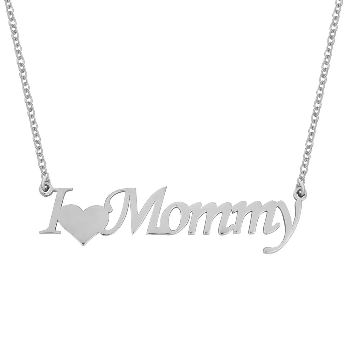 Φωτογραφία προϊόντος: Ασημένιο Κολιέ ( I Love Mommy ) / AK-11798L1