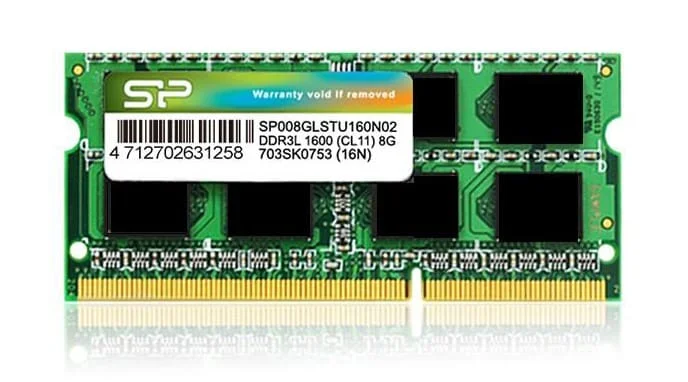 Φωτογραφία προϊόντος: SILICON POWER Μνήμη 8GB DDR3L SODimm, PC3L 12800, 1600MHz, CL11, 1.35v