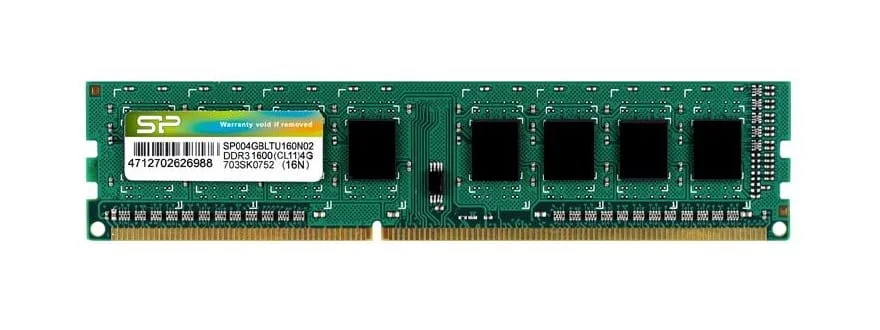 Φωτογραφία προϊόντος: SILICON POWER μνήμη RAM DDR3, 1600MHz PC3-12800, 1.5V, 4GB