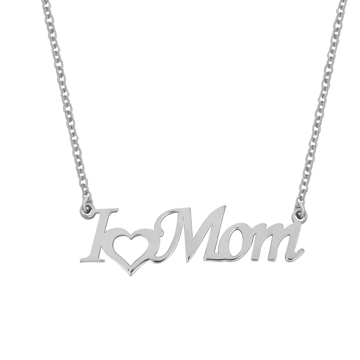 Φωτογραφία προϊόντος: Ασημένιο Κολιέ ( I Love Mom ) / AK-11795L1